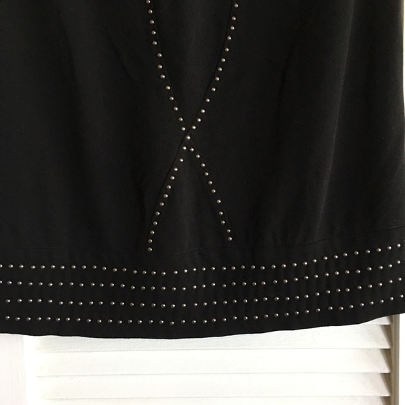 Women’s Kensie Pretty Black with Studed Dress/SZ S - Picture 6 of 7